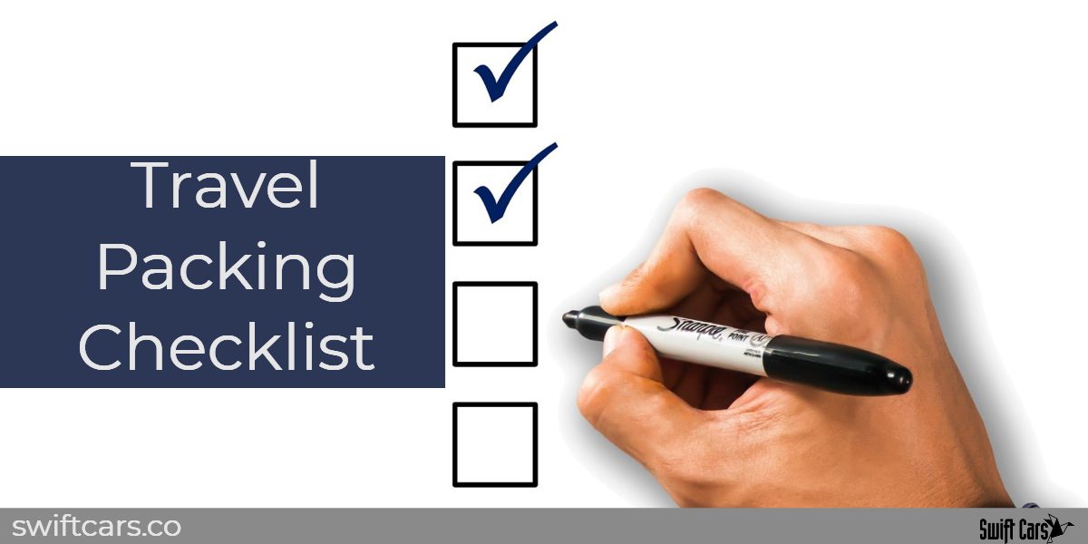 travel packing checklist