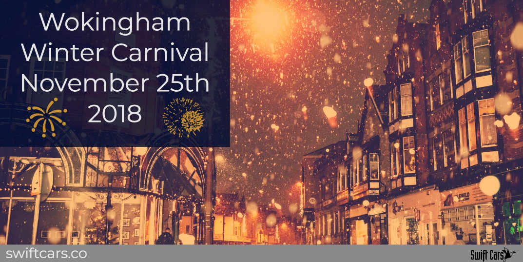 wokingham winter carnival supported by swift cars taxi company