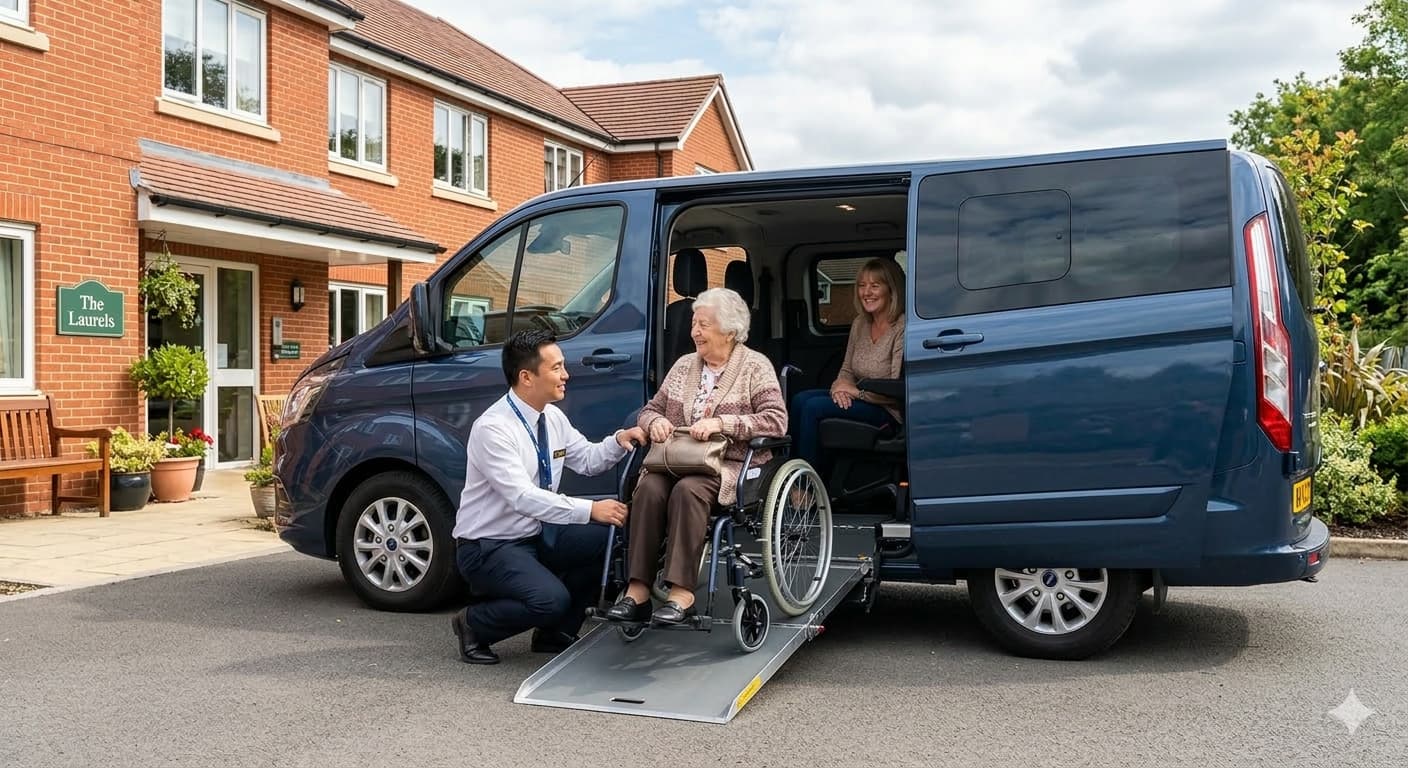 wheelchair access taxi wokingham